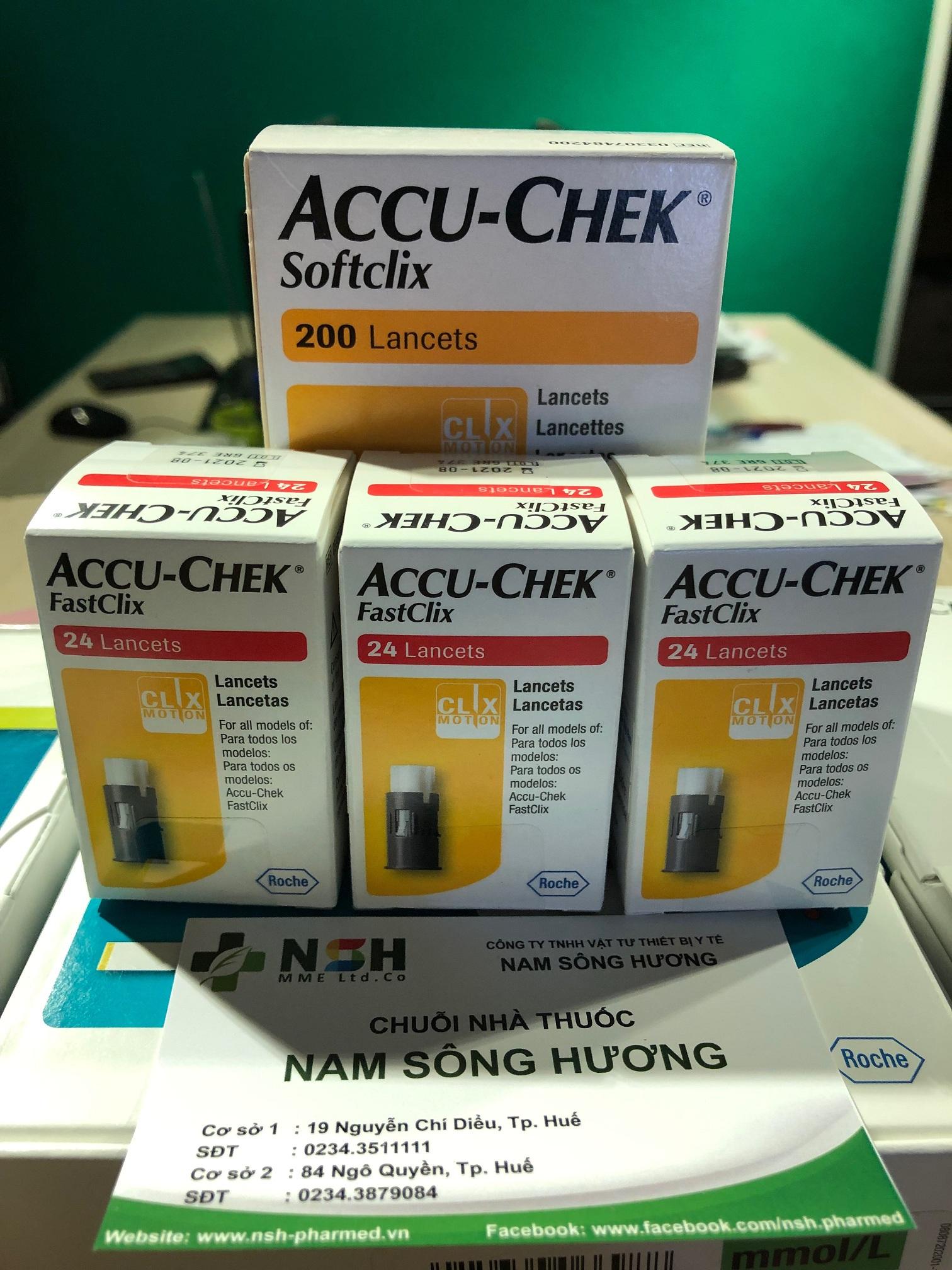 Kim Lấy Máu Accu-Chek ACCUCHEK FastClix 24 kim Kim tiểu đường