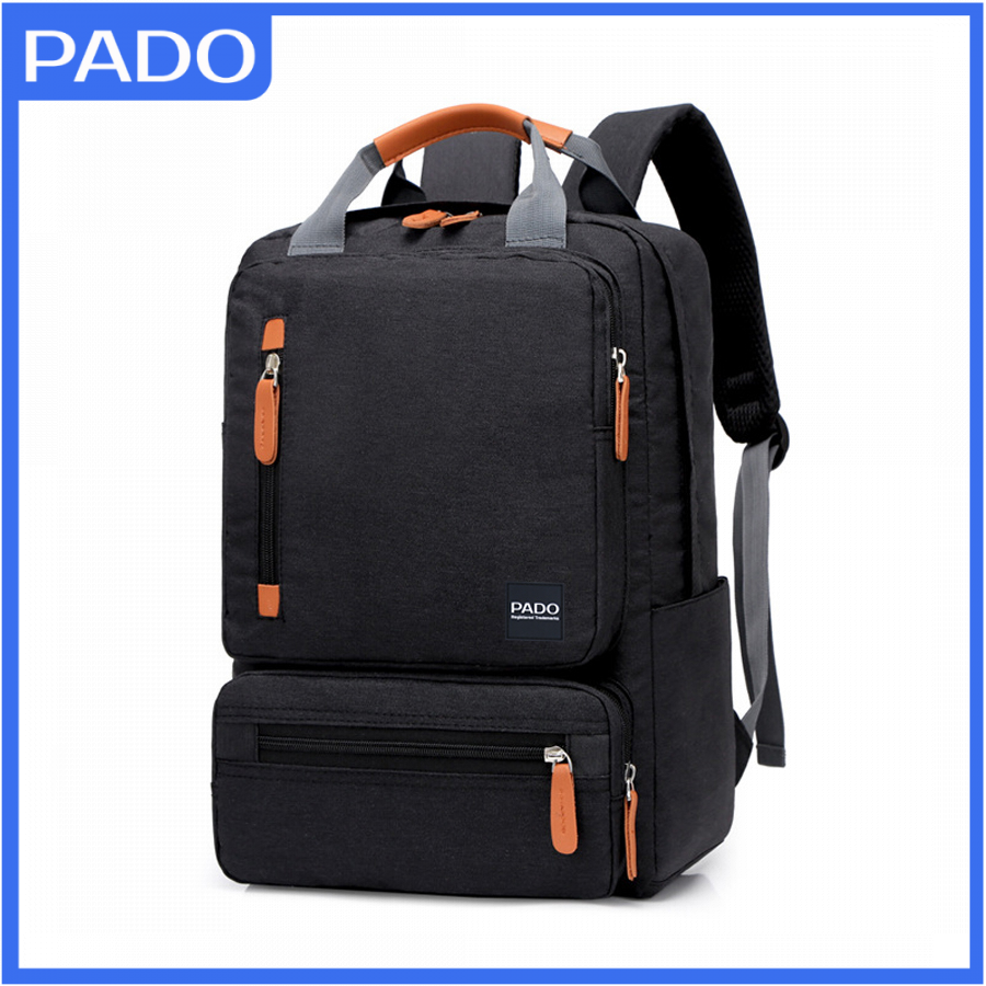 Balo Laptop Thời Trang Nam Nữ PADO 462 đựng vừa laptop 15.6inch - Chính Hãng Phân Phối - Thiết kế tối ưu nhiều ngăn rộng rãi