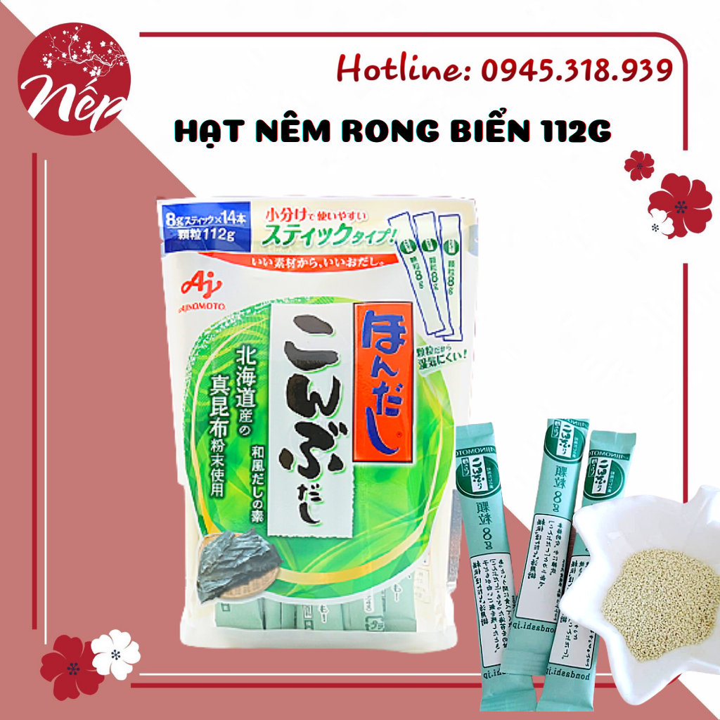 Hạt nêm rong biển 112g
