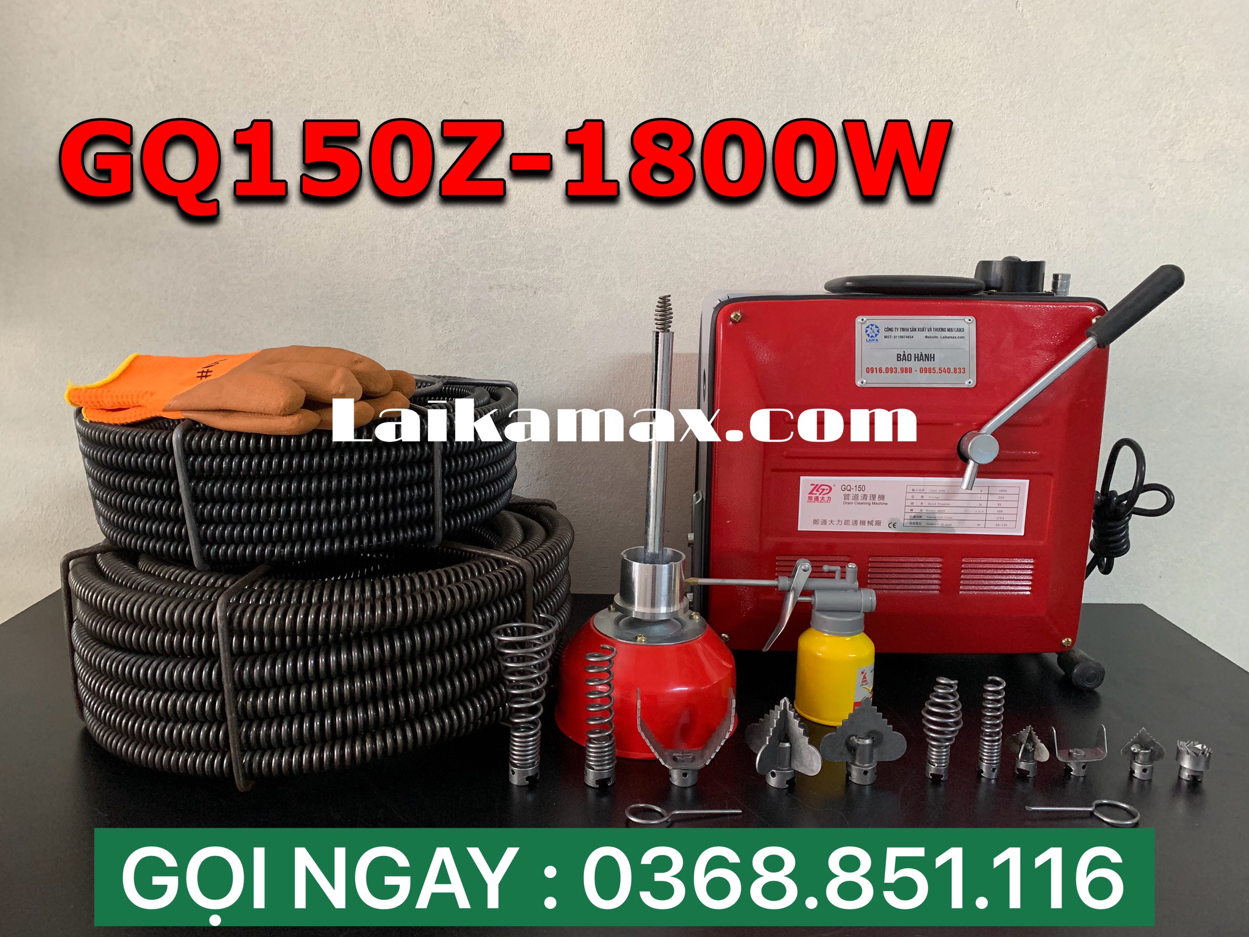 Máy thông cống GQ150Z Công Suất 1800W HÃY GỌI ĐIỆN ĐỂ ĐƯỢC SHOP TƯ VẤN 0368.851.116