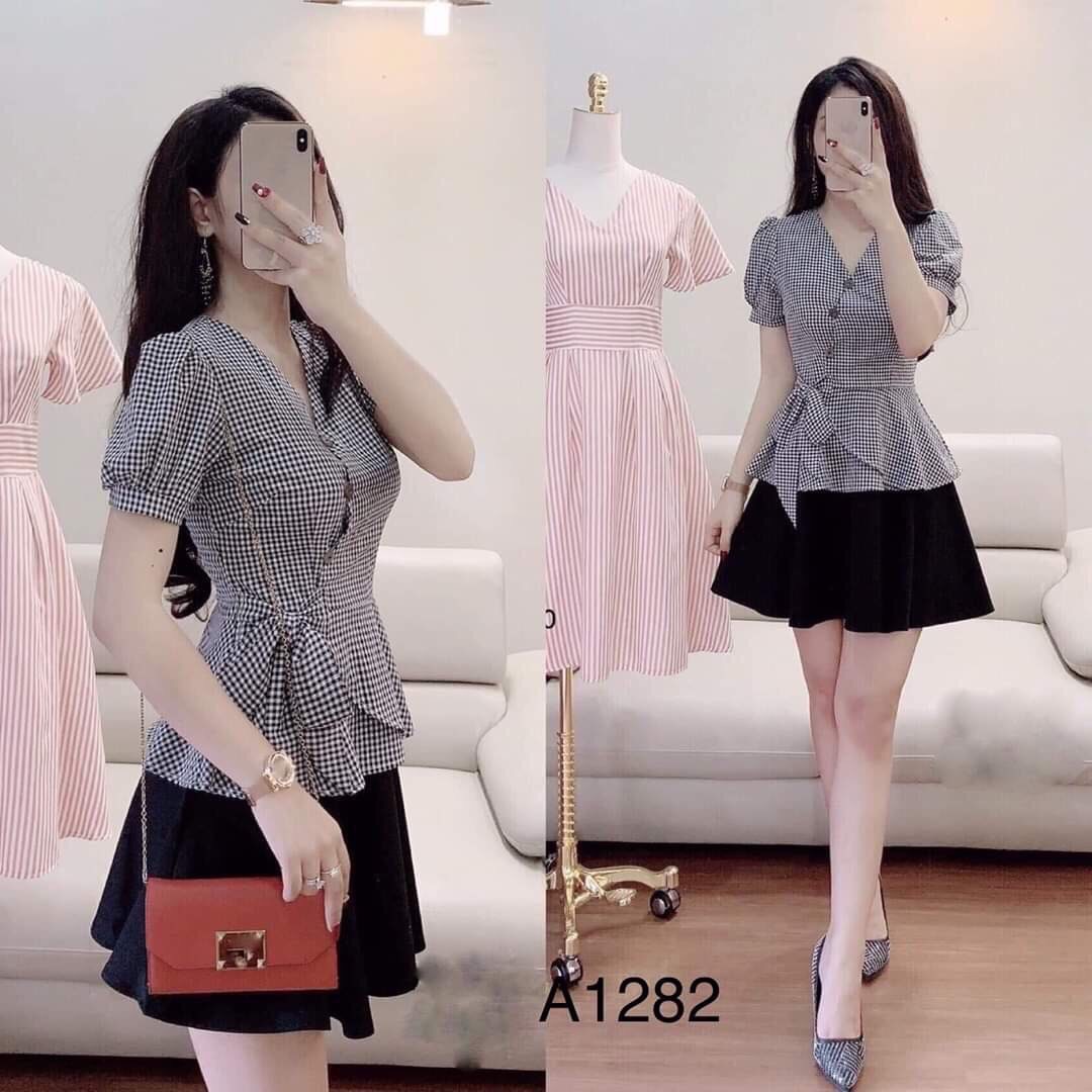 SÉT ĐẦM NỮ UMI (VÁY CÓ LÓT) VÀ ÁO KATE SIÊU XINH THỜI TRANG THIẾT KẾ LANCHI JG60