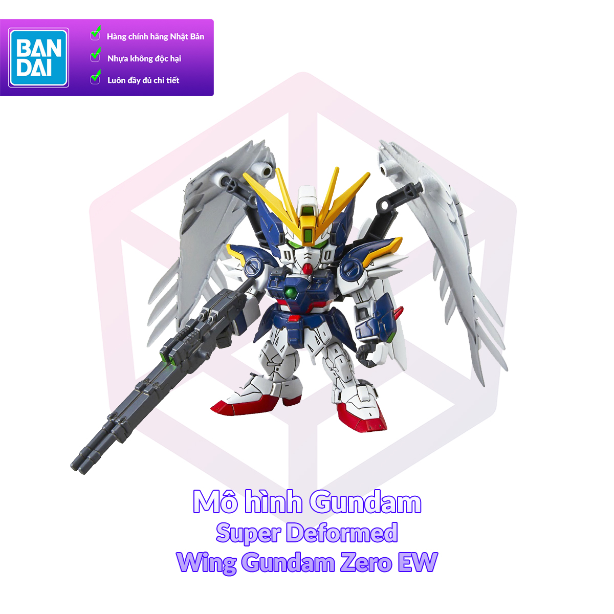 Mô Hình Lắp Ráp Bandai SD EX-Standard Wing Gundam Zero Custom EW