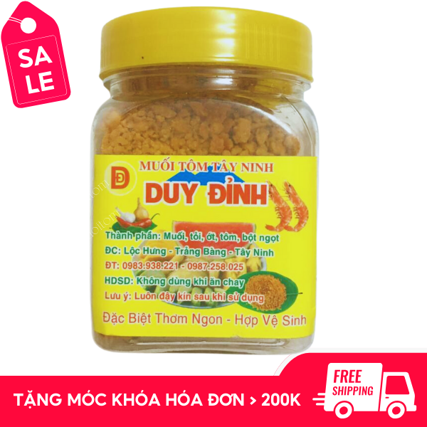 Muối tôm tây ninh 120g cay vừa chính hãng duy đỉnh