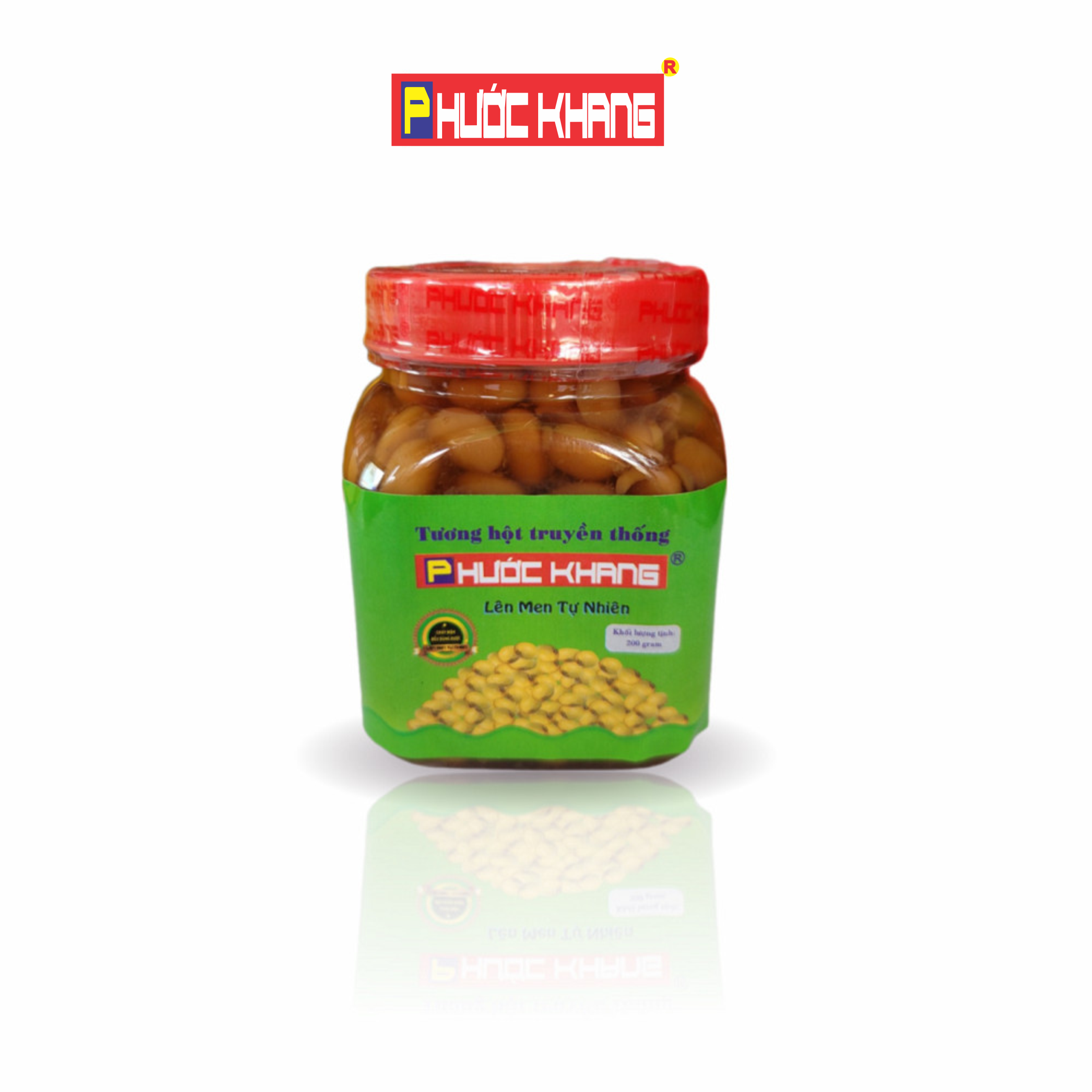 Tương hột Phước Khang 200g nhãn xanh - Đặc sản Vĩnh Long
