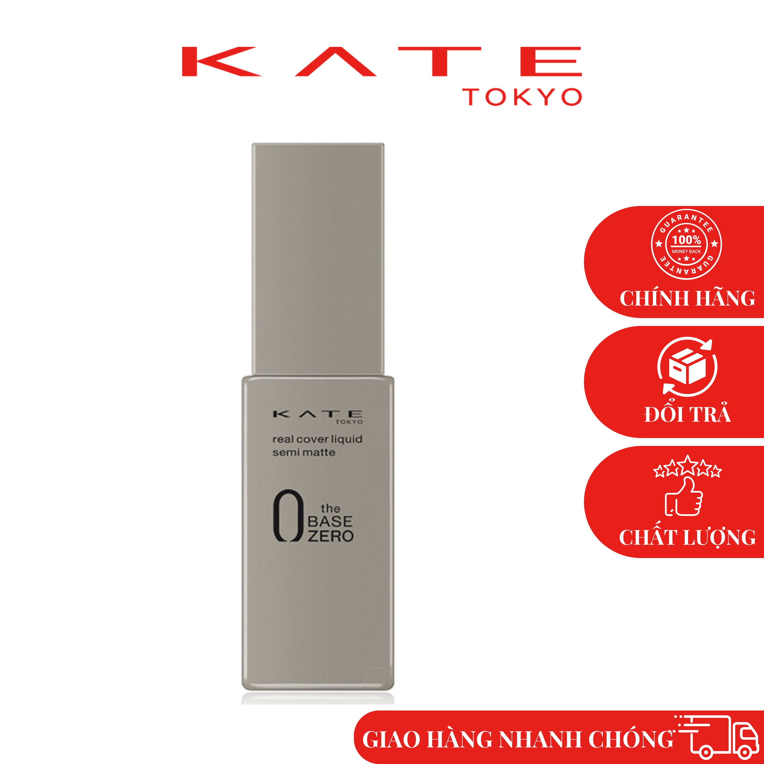 Kem Nền Kate Real Cover Liquid