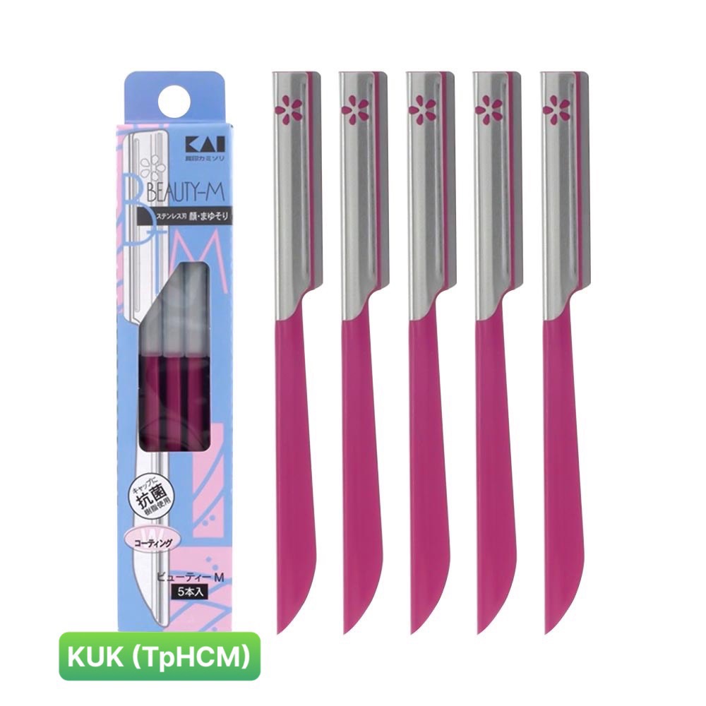 Set 5 dao cạo lông mày, cạo lông kai – hàng nội địa nhật
