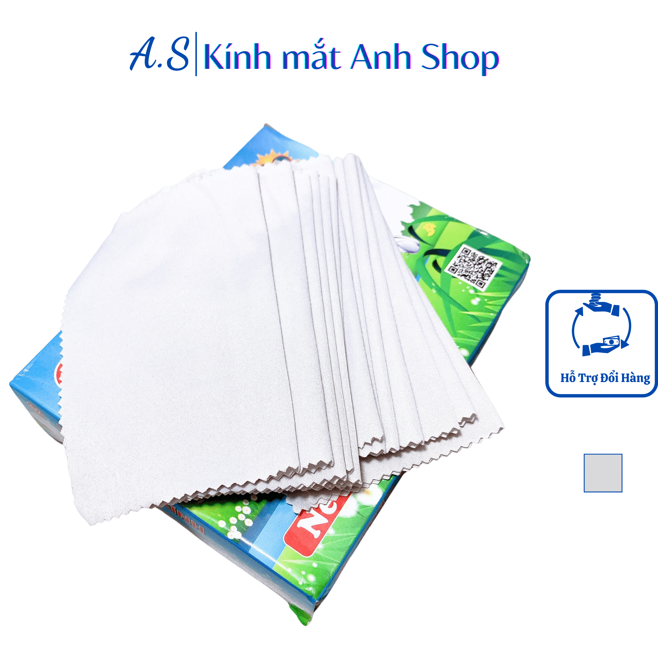 [3-5/8 Hoàn Tiền 25%] Hộp khăn lau kính cận kính thời trang
