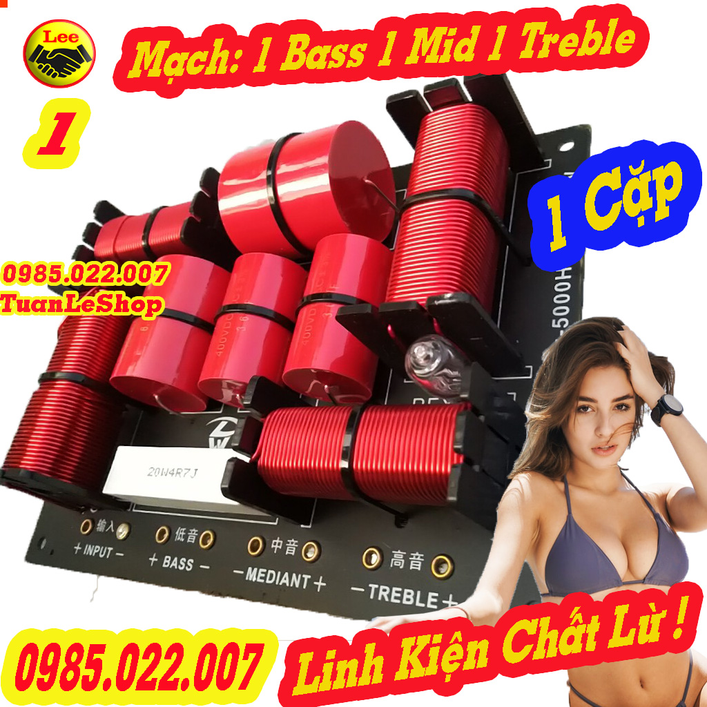 Mạch phân tần 3 đường tiếng công suất lớn h883- mạch 3 loa – giá 2 mạch loa h883