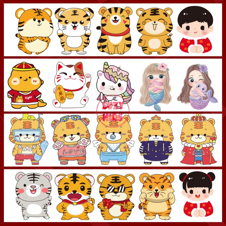 Bao lì xì chibi Tết 2023 cute dễ thương có phản quang - Giao mẫu ngẫu nhiên