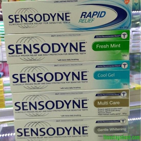 Kem đánh răng sensodyne kem đánh răng bạc hà sensodyne chăm sóc răng miệng - làm đẹp