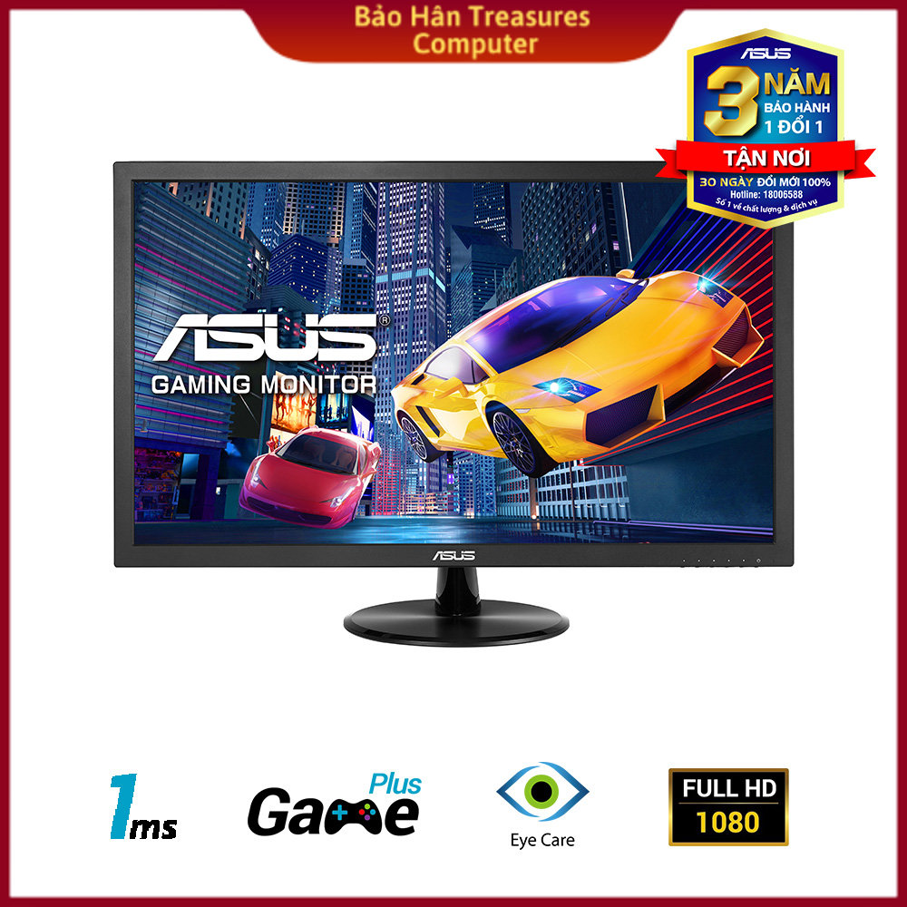 Màn hình máy tính asus vp228he 21.5 inch fhd tích hợp loa - hàng chính hãng