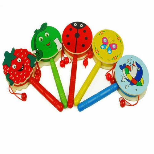 Lục lạc trống gỗ cho bé yêu