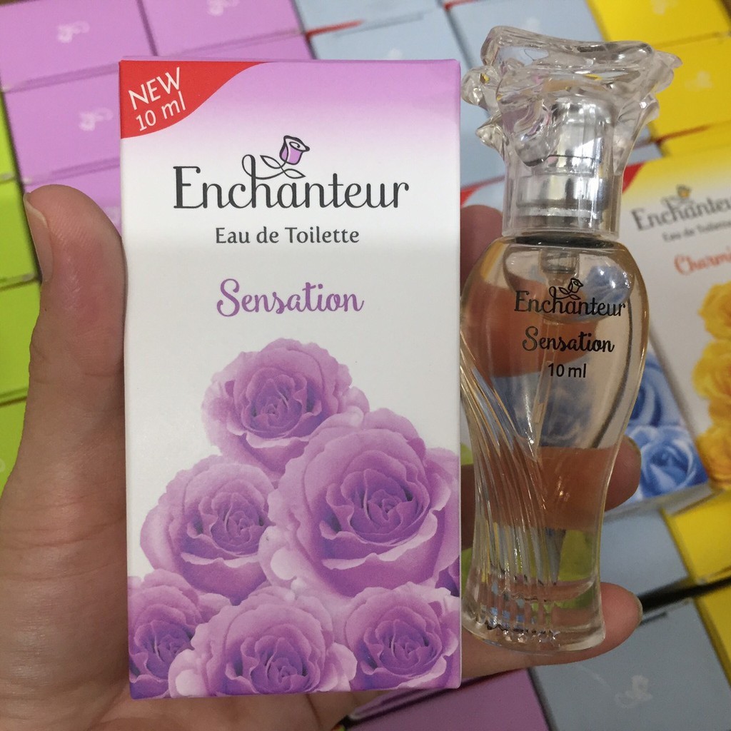 [K] CHAI NƯỚC HOA Enchanteur PHÁP MÙI HƯƠNG QUYẾN RŨ 10ML