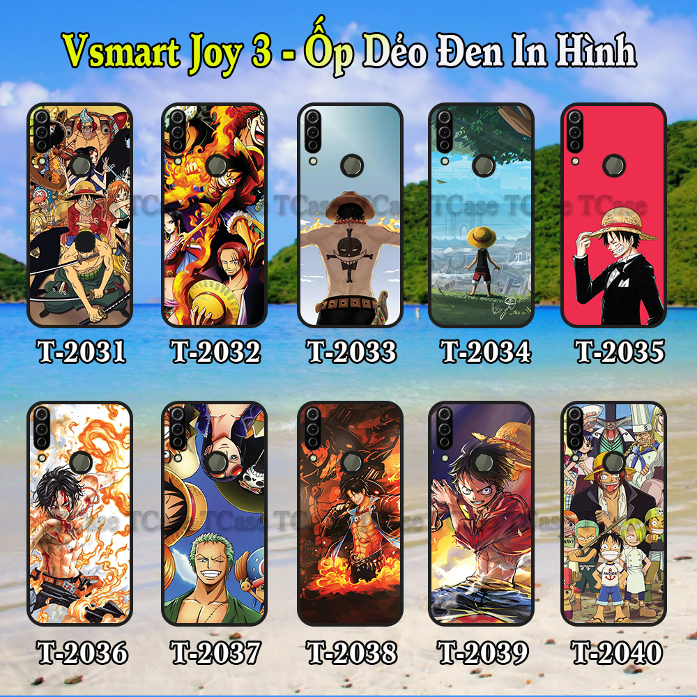 Ốp lưng Vsmart Joy 3 dẻo đen in hình Đảo hải tặc