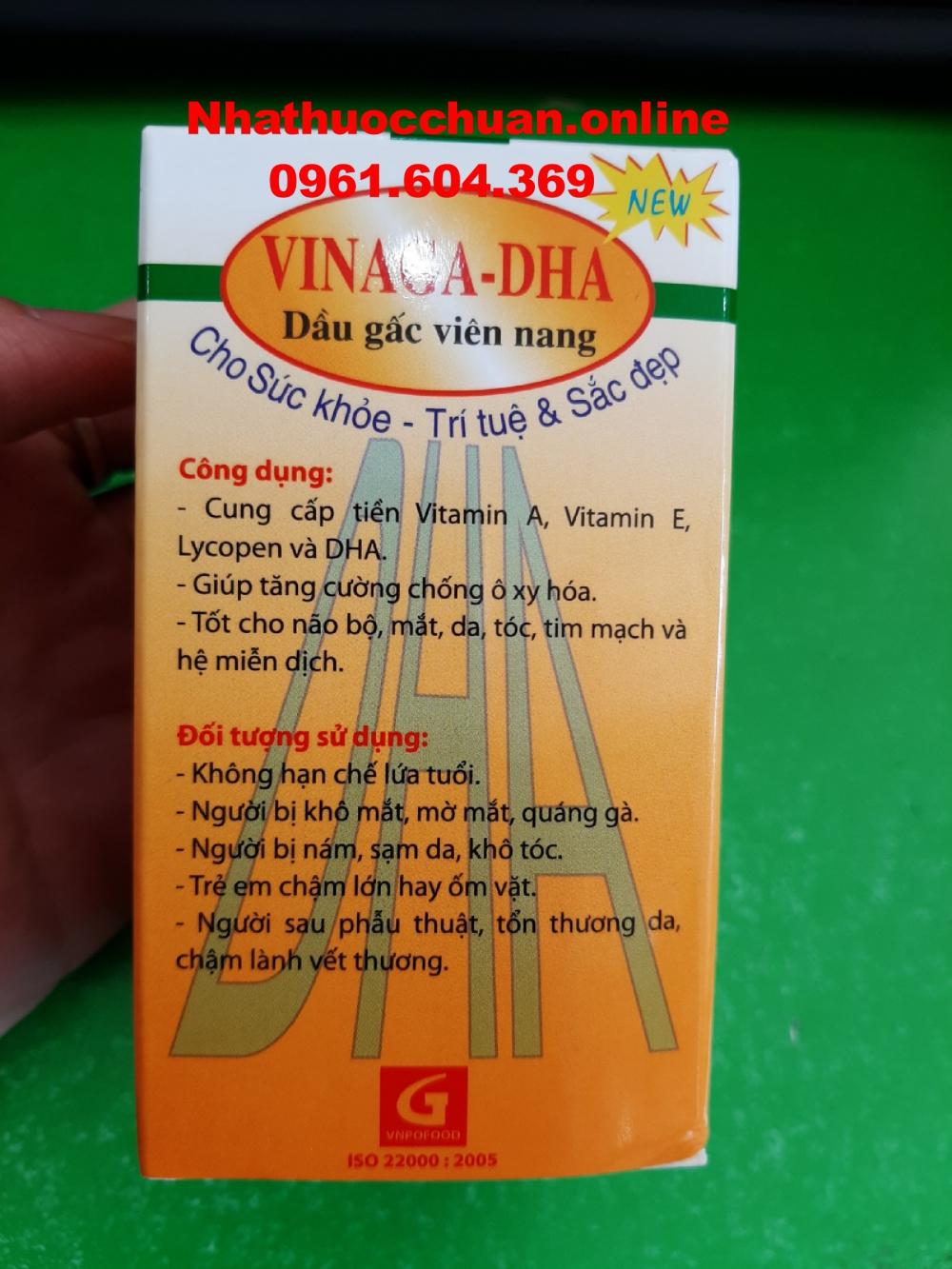 Dầu gấc vinaga dha