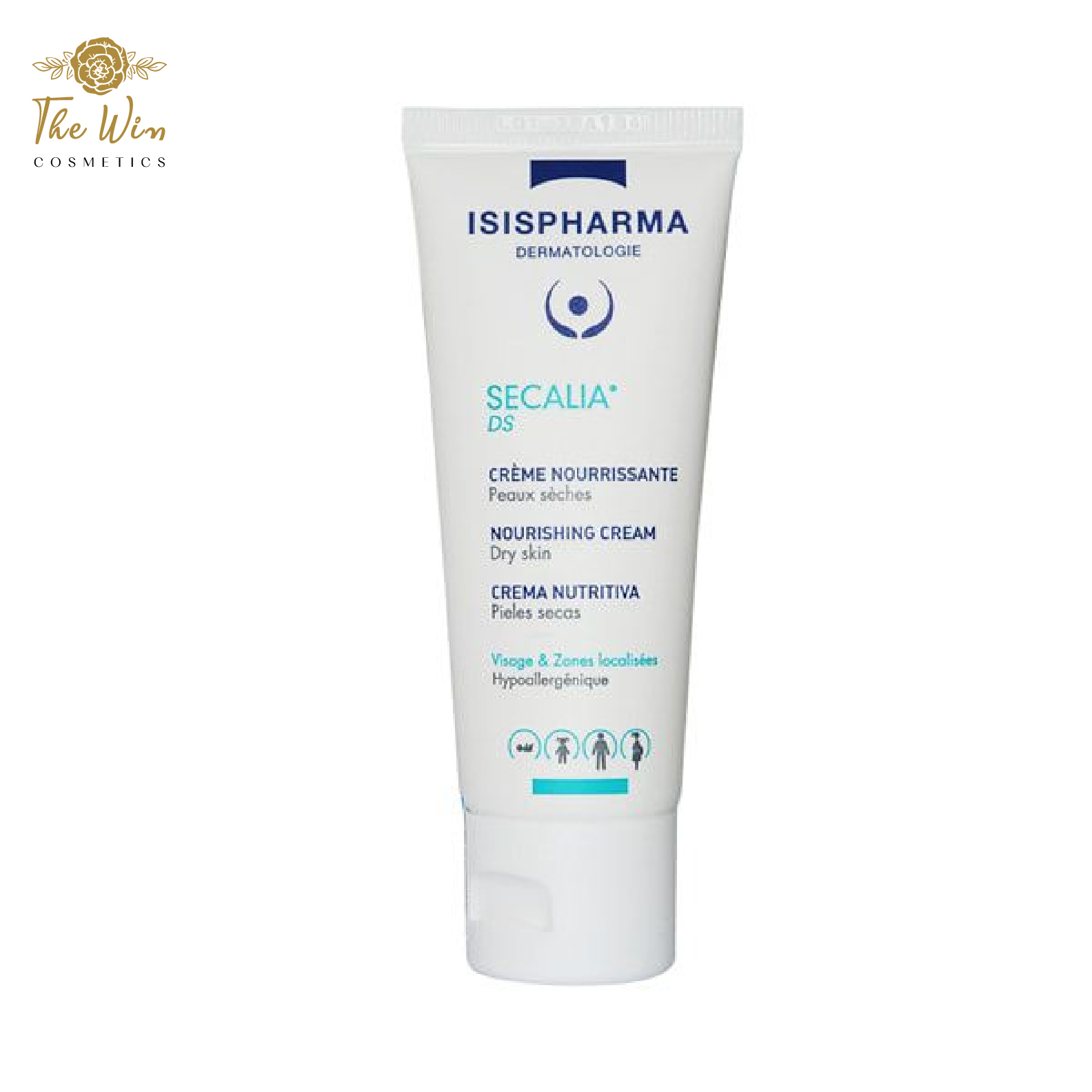 [FREESHIP MAX] Kem Dưỡng Ẩm Làm Mềm Da Secalia DS - ISIS Pharma 40ml