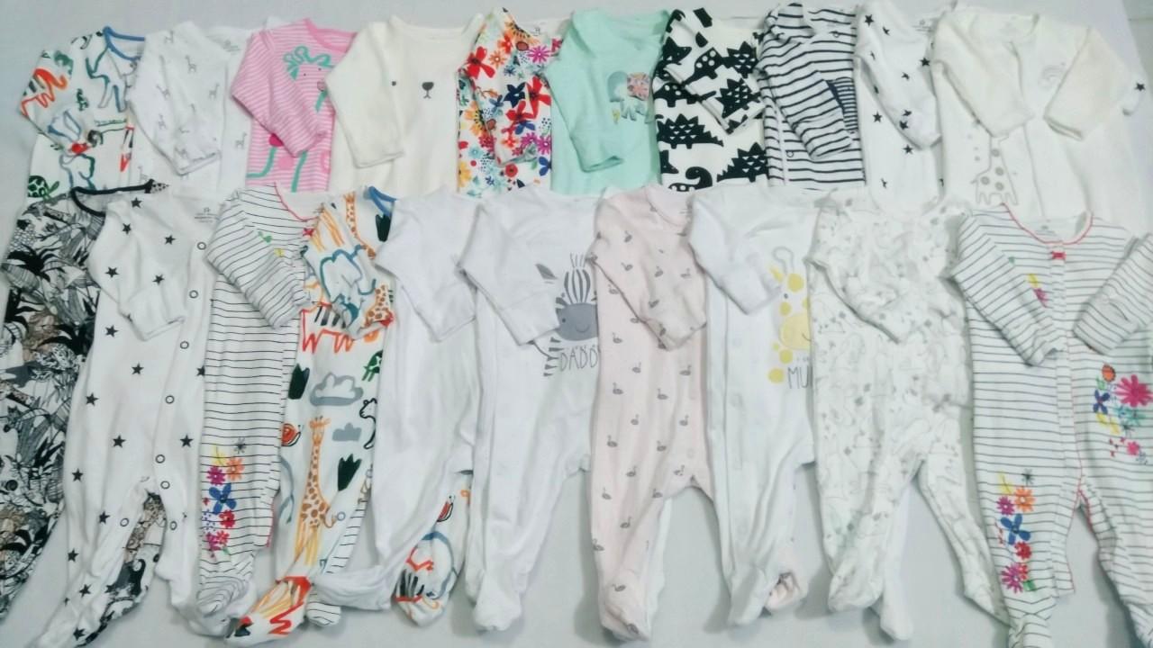 Sét 3 body liền vớ cho bé trai và gái 0-24 tháng tuổi