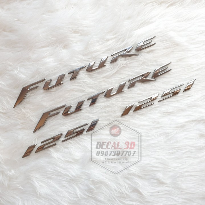 TRỌN BỘ TEM CHỮ NỔI future 125I 2018 2019 HÀNG ZIN CỰC ĐẸP