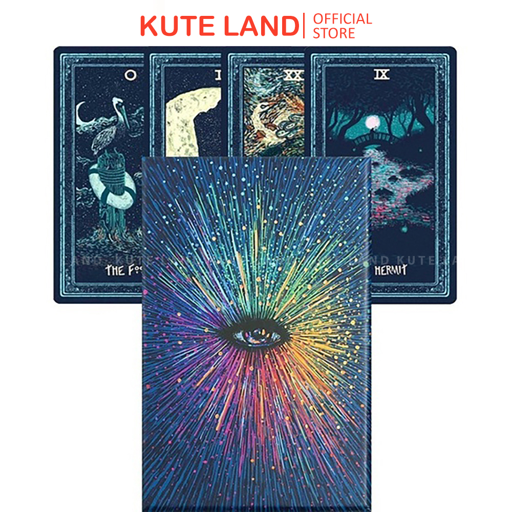 [Size Gốc] Bài Tarot Prisma 78 Lá 7x12 Cm Tặng Link Hướng Dẫn Tiếng Việt Và Đá Thanh Tẩy