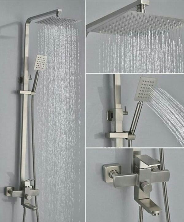 Cây sen tắm nóng lạnh vuông 304