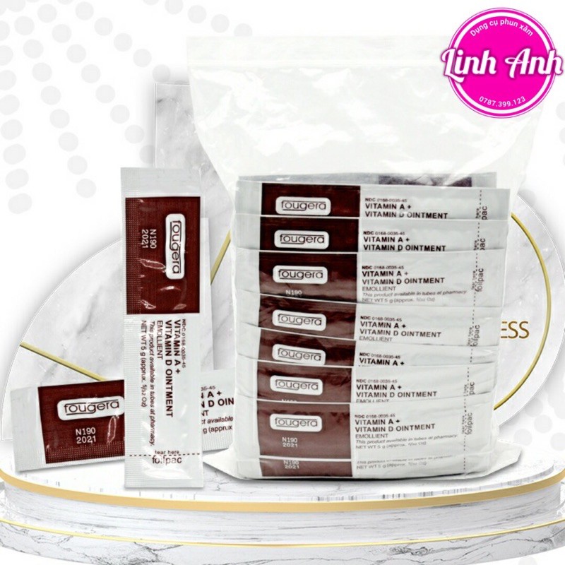 Bịch 100 gói dưỡng vitamin ad phun xăm