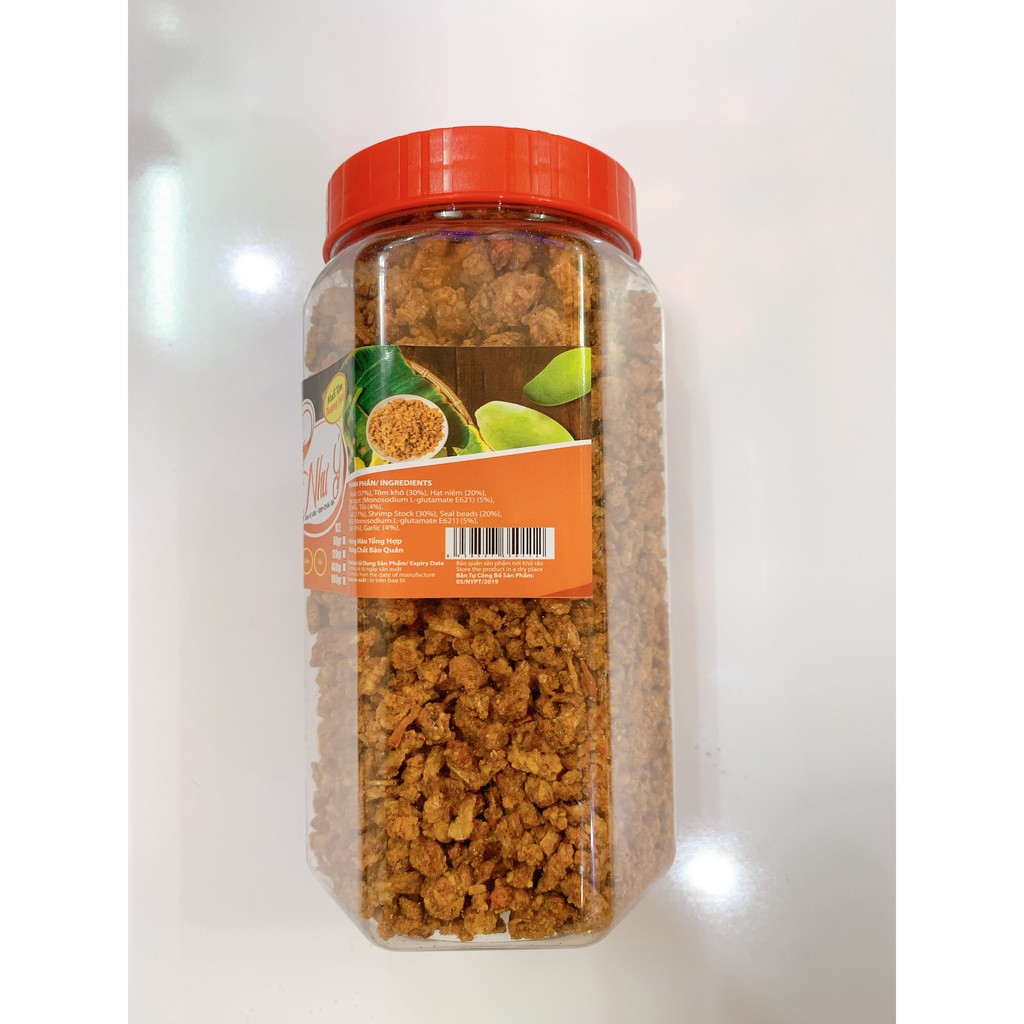 Muối tôm như ý thượng hạng hộp 400g - muối tôm đóng hộp, ăn liền