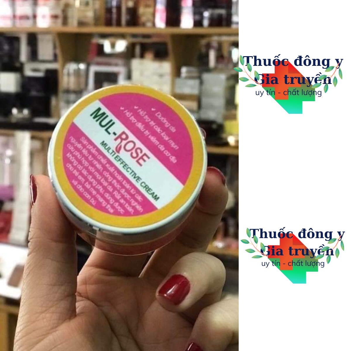Kem bôi da mul-rose - kem bôi da đa năng dưỡng và phục hồi da, giảm viêm da cơ địa, rạn da, hết mụn, nứt gót chân - kem mul rose 30 gram