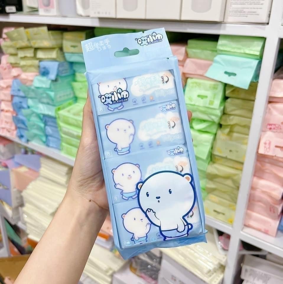 Khăn ướt mini bỏ túi