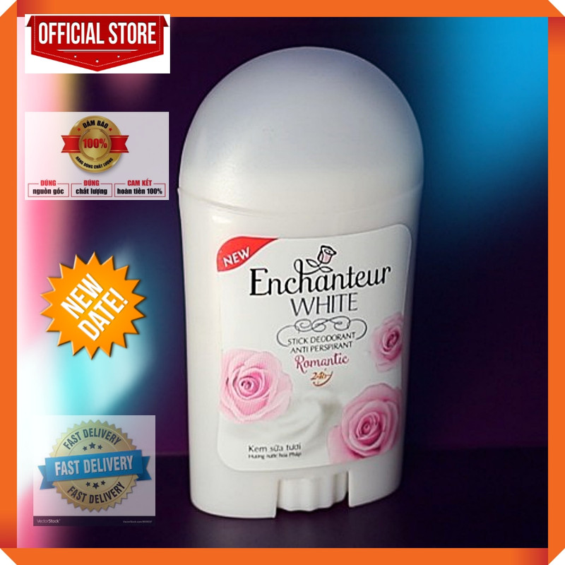 Lăn Khử Mùi, Sáp Khử Mùi Enchanteur Hồng, Enchanteur Romantic 40G