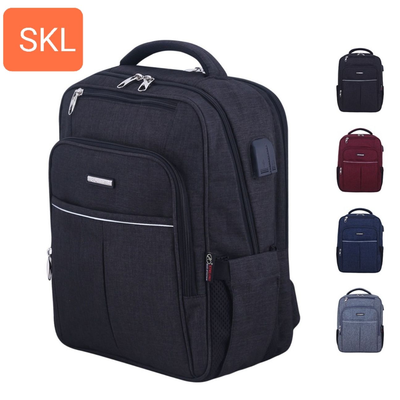 Balo kim long14 inch kl041 thời trang nam nữ cao cấp chống nước