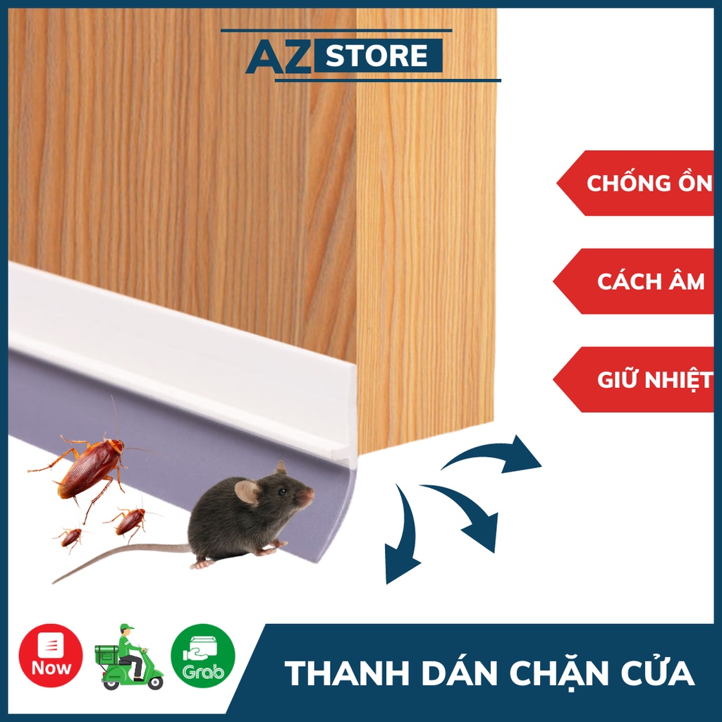 Thanh chặn cửa pvc cao cấp, chặn khe hở, chặn côn trùng, chống bụi - AZ Store