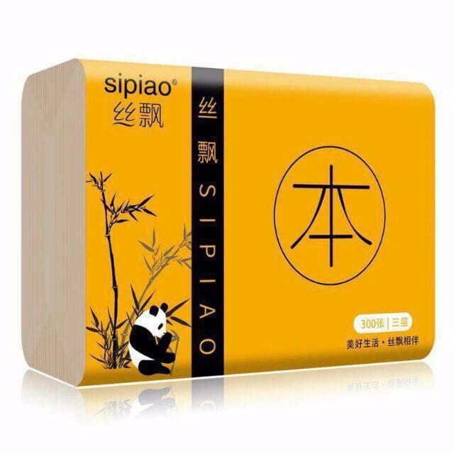 Combo 2 bịch khăn giấy Gấu trúc siêu dai siêu mềm mịn