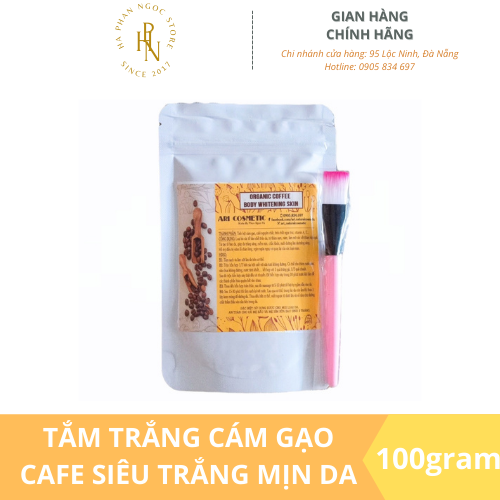 [MẪU MỚI] Tắm Trắng Cám Gạo Cafe SIÊU TRẮNG MỊN DA - Dùng Được Cho Face & Body - CAM KẾT Trắng Ngay Lần Đầu Sử Dụng [MUA 5 TẶNG 1 CỌ QUÉT MẶT NẠ]