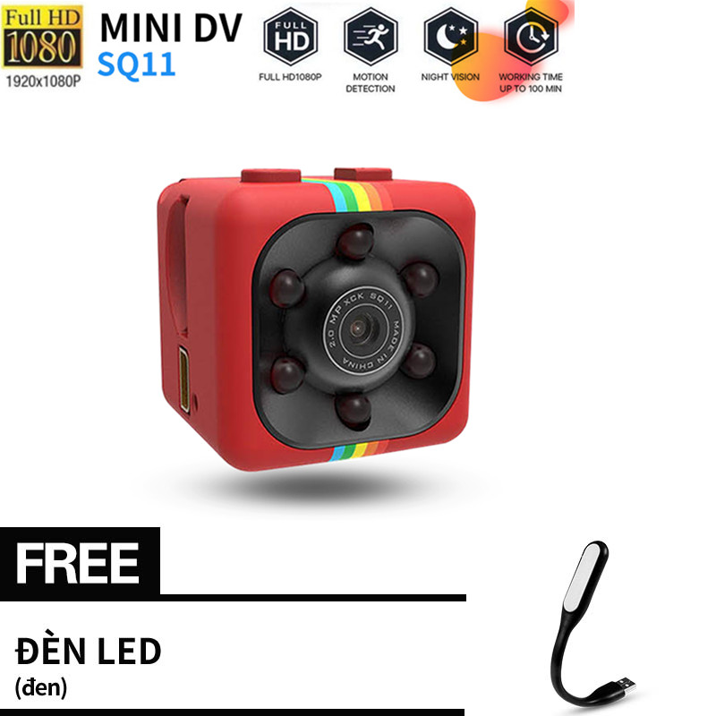 【Miễn phí Đèn LED】Camera Mini Yolife SQ11 HD 960P, Camera Ghi Hình Cỡ Nhỏ Cảm Biến Chuyển Động Ban Đêm, Máy Quay Phim Siêu Nhỏ DVR DV