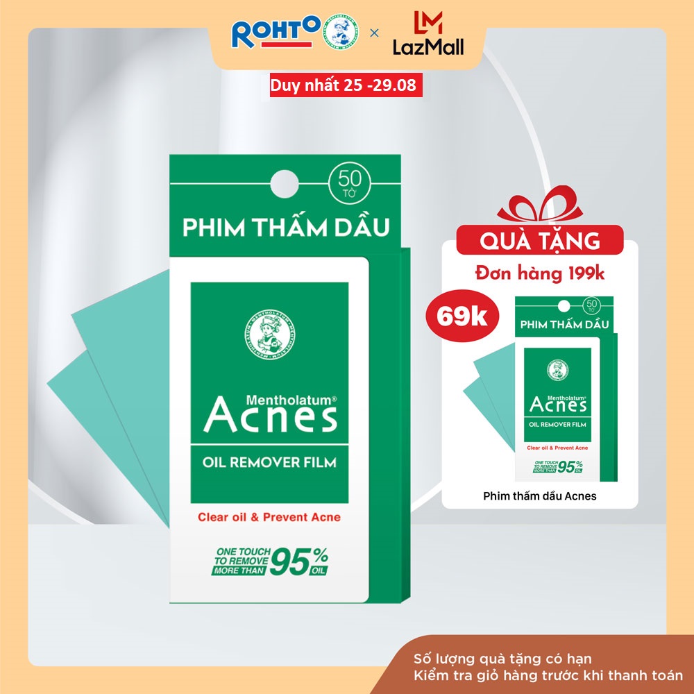 Phim Thấm Dầu Acnes Oil Remover Film 50 Tờ
