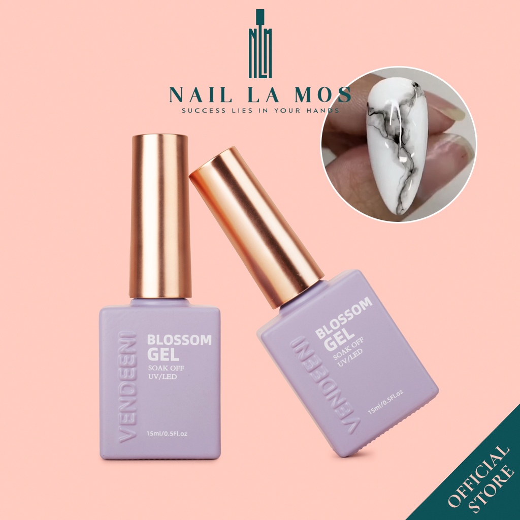 Top loang Vendeeni chính hãng 15ml - Gel tạo loang vân đá vẽ trang trí móng nail