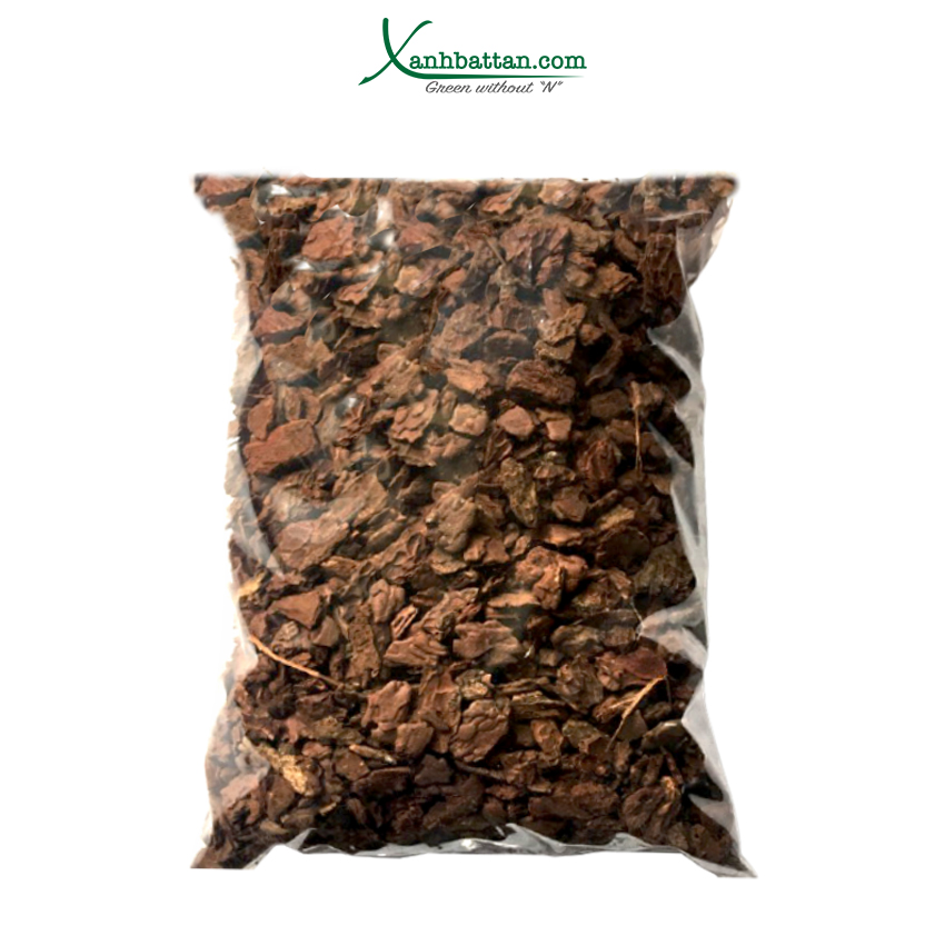 Vỏ Thông Trồng Lan Kích Thước 0.5 đến 1.5cm Túi 1 kg