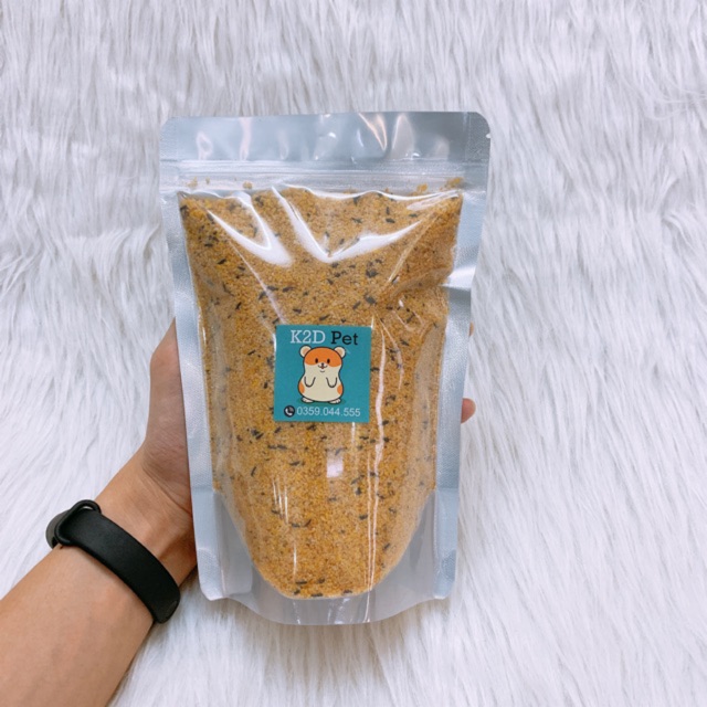 Cốm trứng vỗ béo hamster gói to 500g