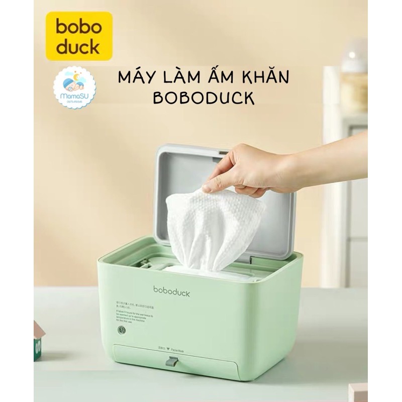 Máy Làm Ấm Khăn Ướt Và Khăn Khô Đa Năng Boboduck Cao Cấp Vệ Sinh Cho Bé