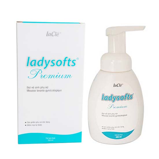 Bọt rửa phụ khoa lacle ladysoft premium 250ml - Dạng vòi xịt tạo bọt thông minh, siêu tiết kiệm so dạng thường