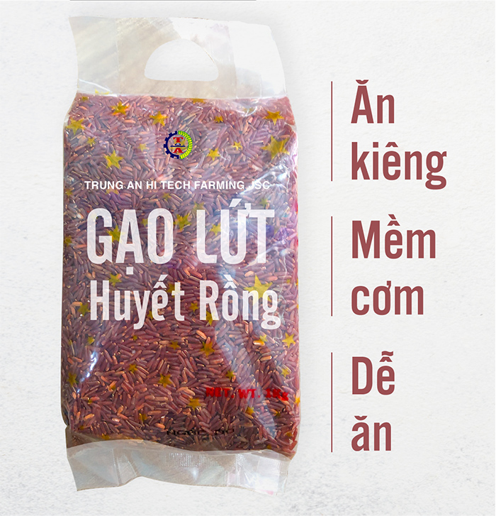 Gạo Lứt Huyết Rồng Hút chân không
