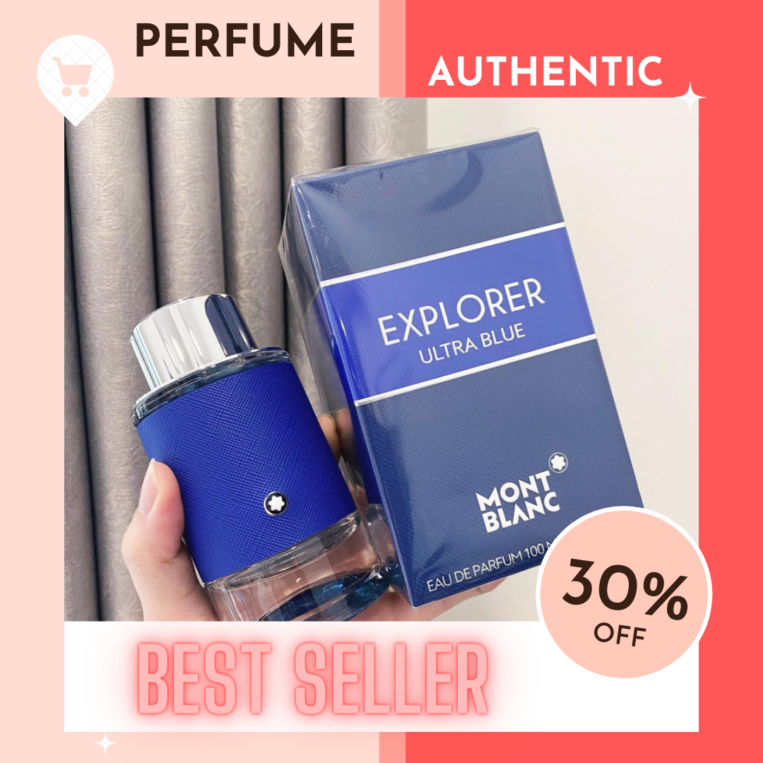 Authentic Perfume - Nước hoa nam Montblanc Explorer Blue EDP 100ml mẫu mới màu xanh - Longfume Store Nước hoa nhập