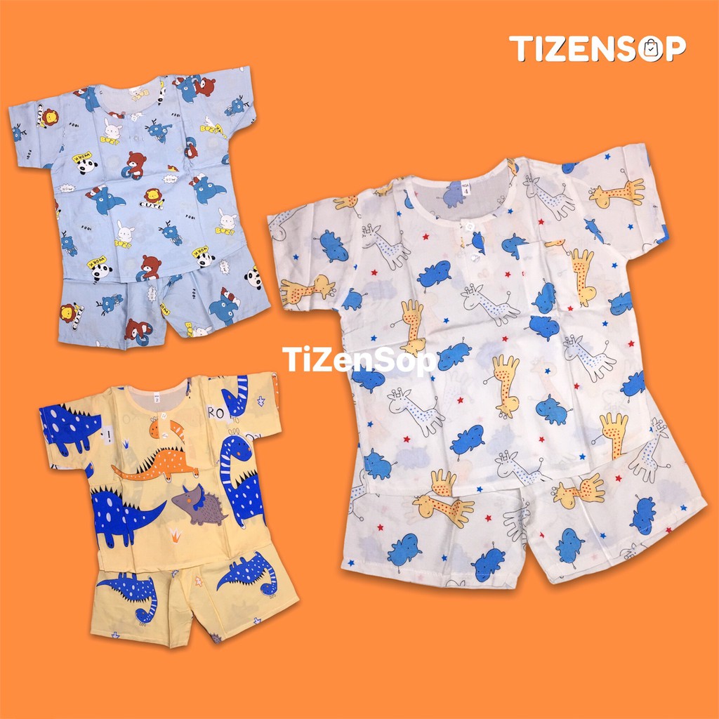 Bộ lanh bé trai đồ tole cho bé cộc tay quần đùi | Đồ tole cho bé vải tole 2 da nhiều họa tiết | Đồ bộ bé trai size 5kg - 40kg