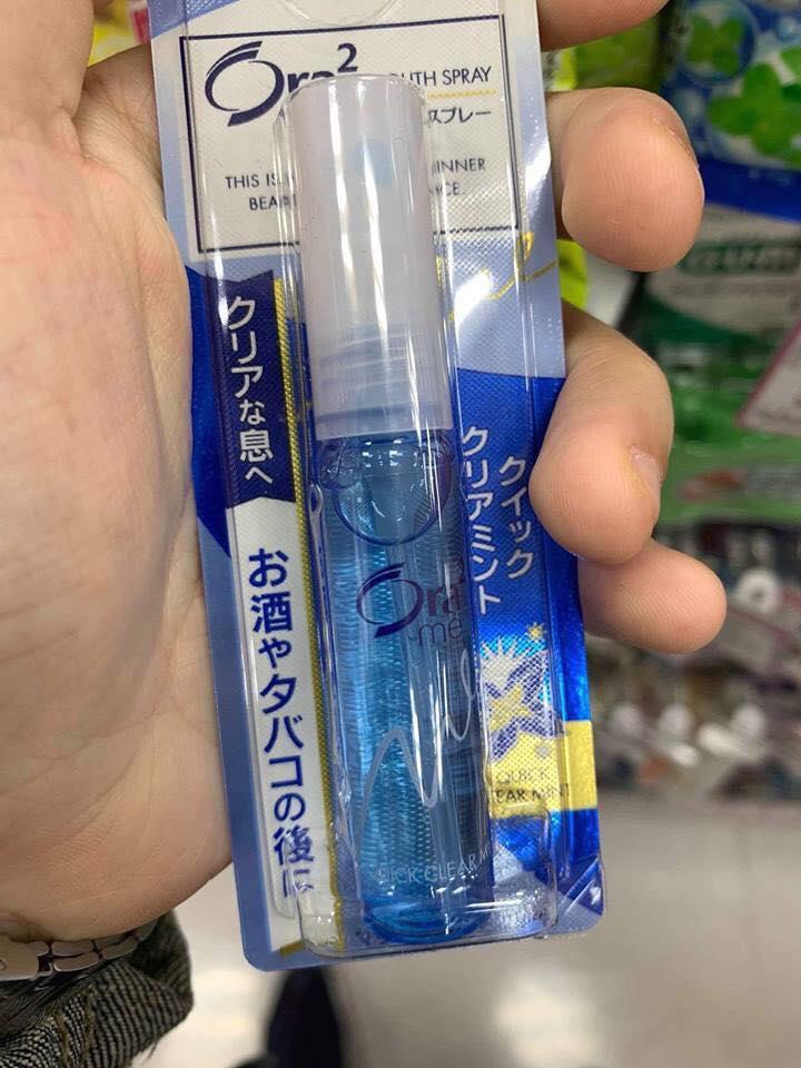 Combo 2 chai Xịt thơm miệng Ora2 Breath Fine 5ml nội địa Nhật
