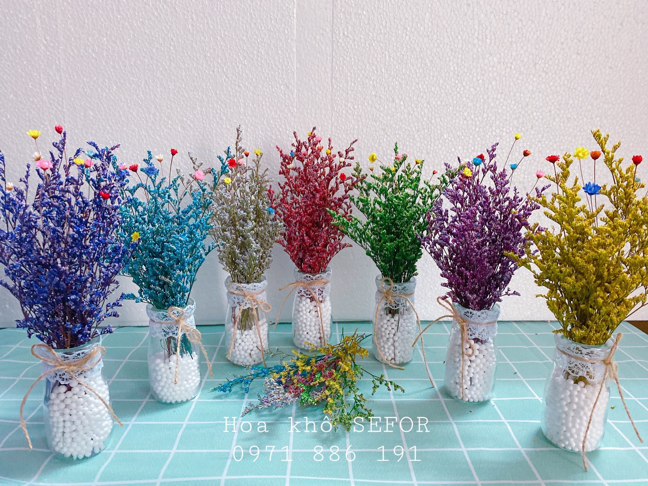 Lọ hoa Sao Đuôi Công khô để bàn quán Cafe, văn phòng, decor nhà cửa, làm quà tăng.... phong cách Vintage