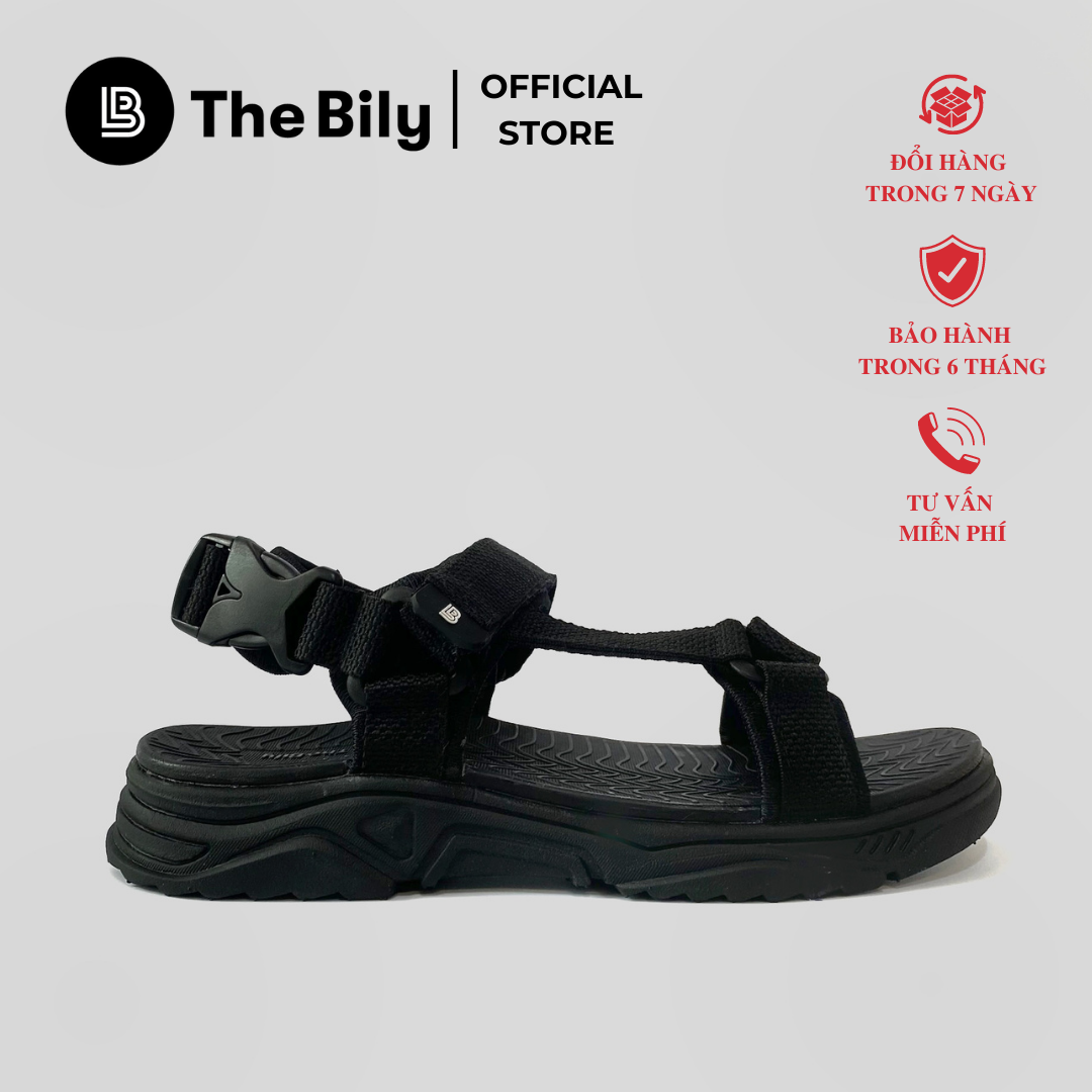 Giày sandal nam nữ unisex the bily quai chéo dây dù đế phylon siêu êm nhẹ nhiều màu-bl01
