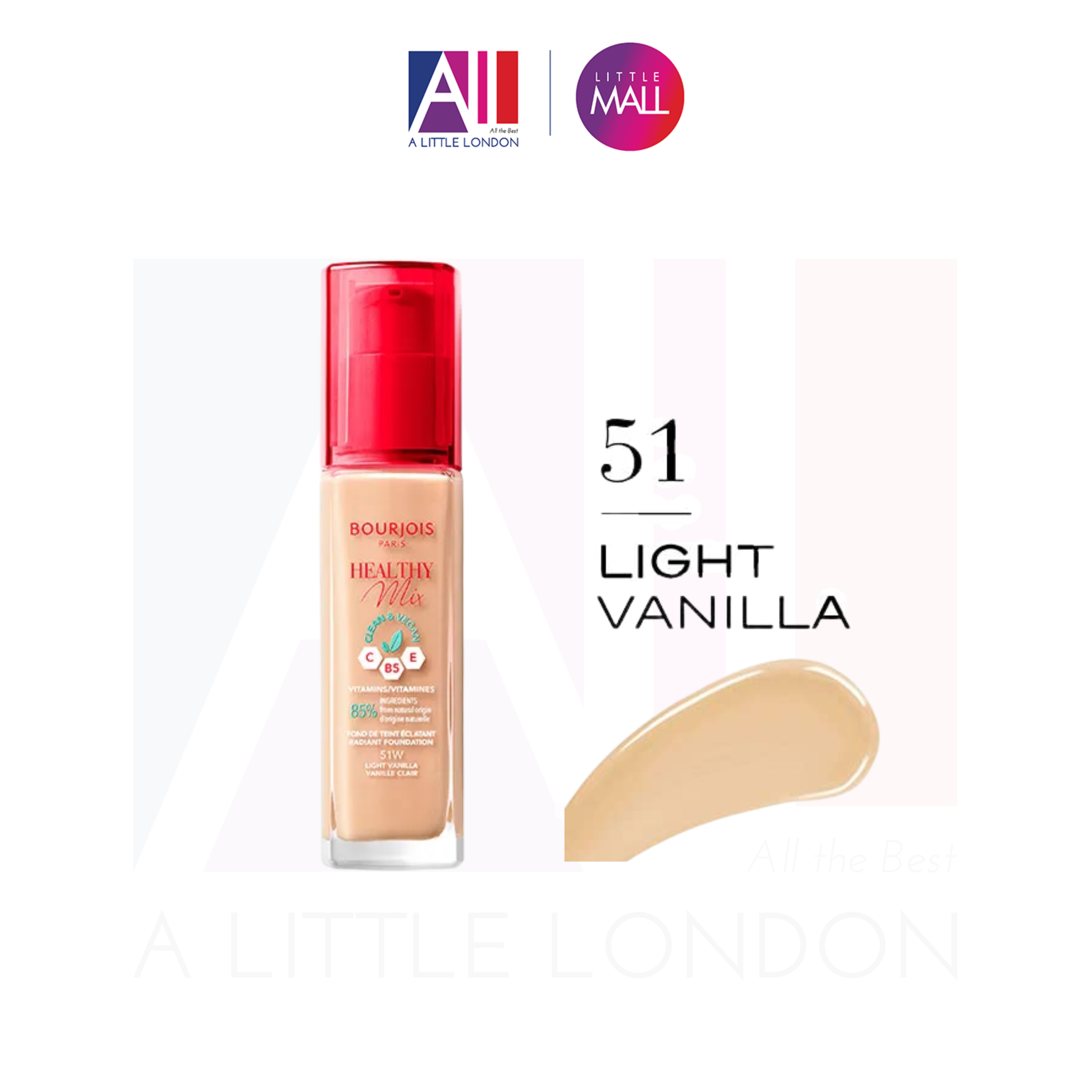 Kem nền Bourjois Healthy Mix Foundation Light Van (Bill Anh)