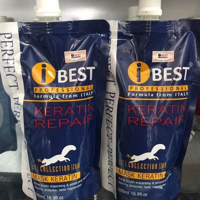 Kem ủ - hấp tóc IBEST với keratin repair từ chuyên gia giúp bạn sở hữu mái tóc mềm mượt, chắc khỏe 500ml