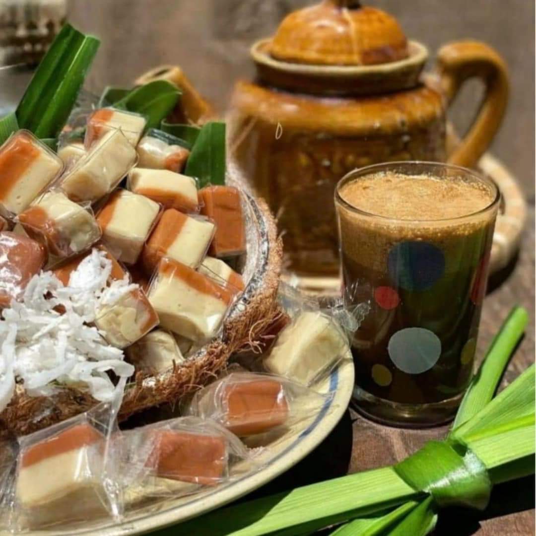 1kg Kẹo dừa sáp cà phê muối Bến Tre