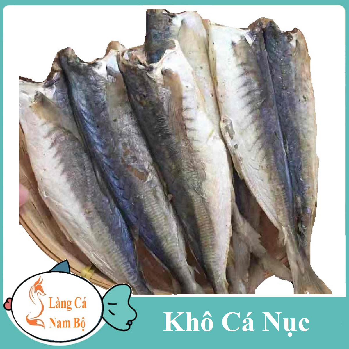 Khô cá nục bỏ đầu 500gr làng cá nam bộ- khô cá nục suôn- chiên vàng thơm nức